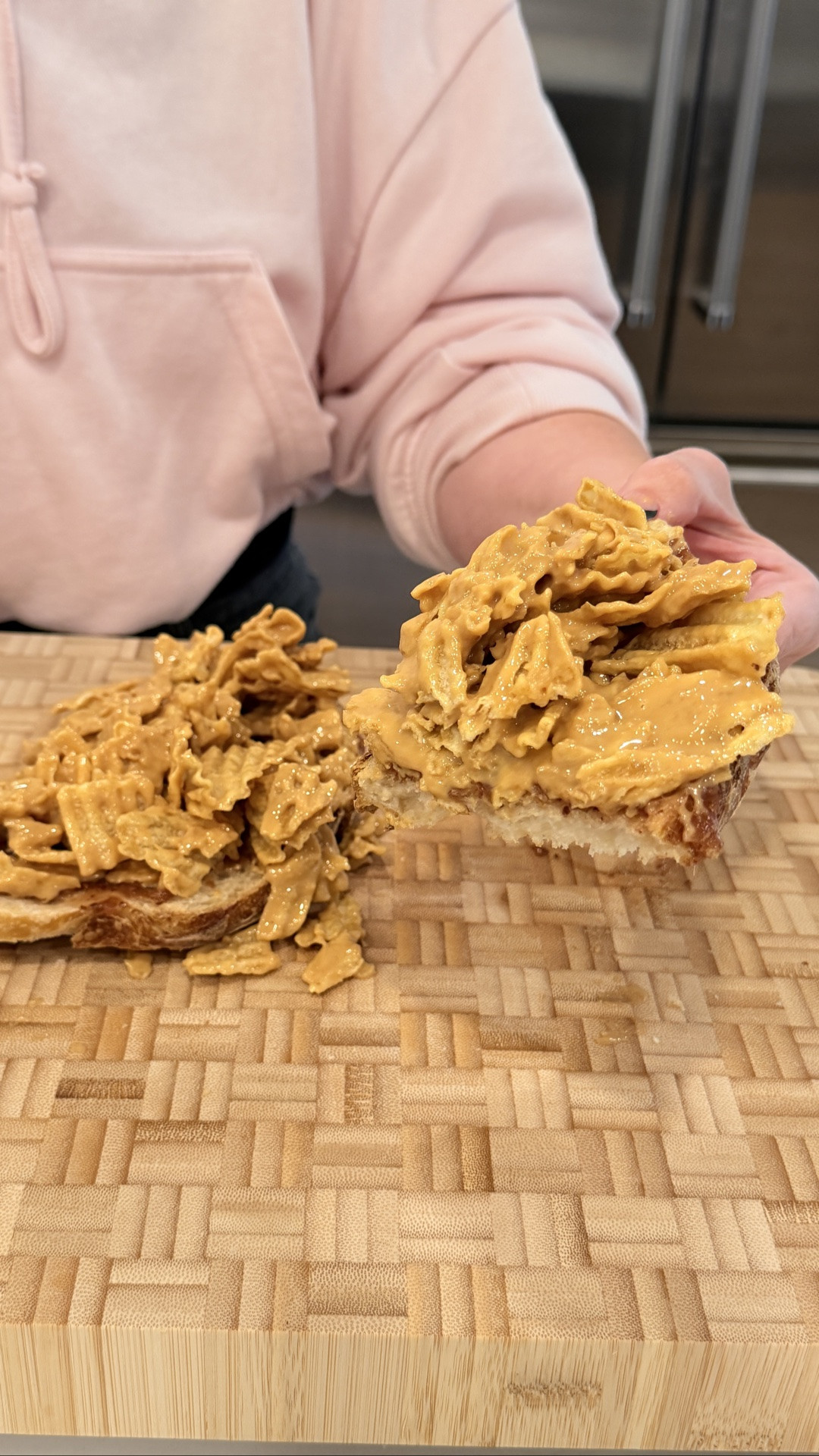 Trying the viral summer treat, upgraded PBJ! @target #ad #sponsored
