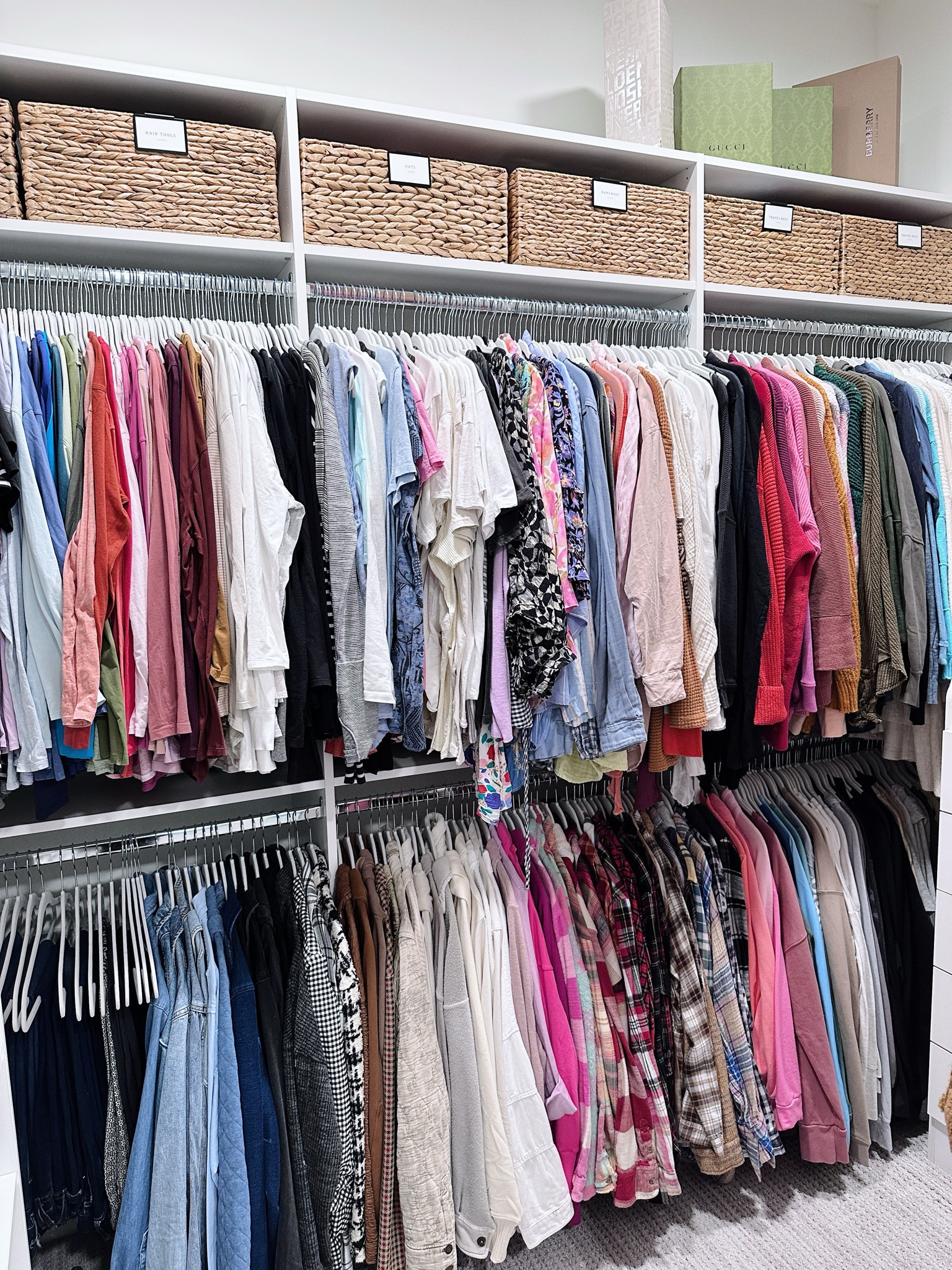 Primary Closet Organization #thesimplelife

#LTKfamily #LTKhome #LTKstyletip