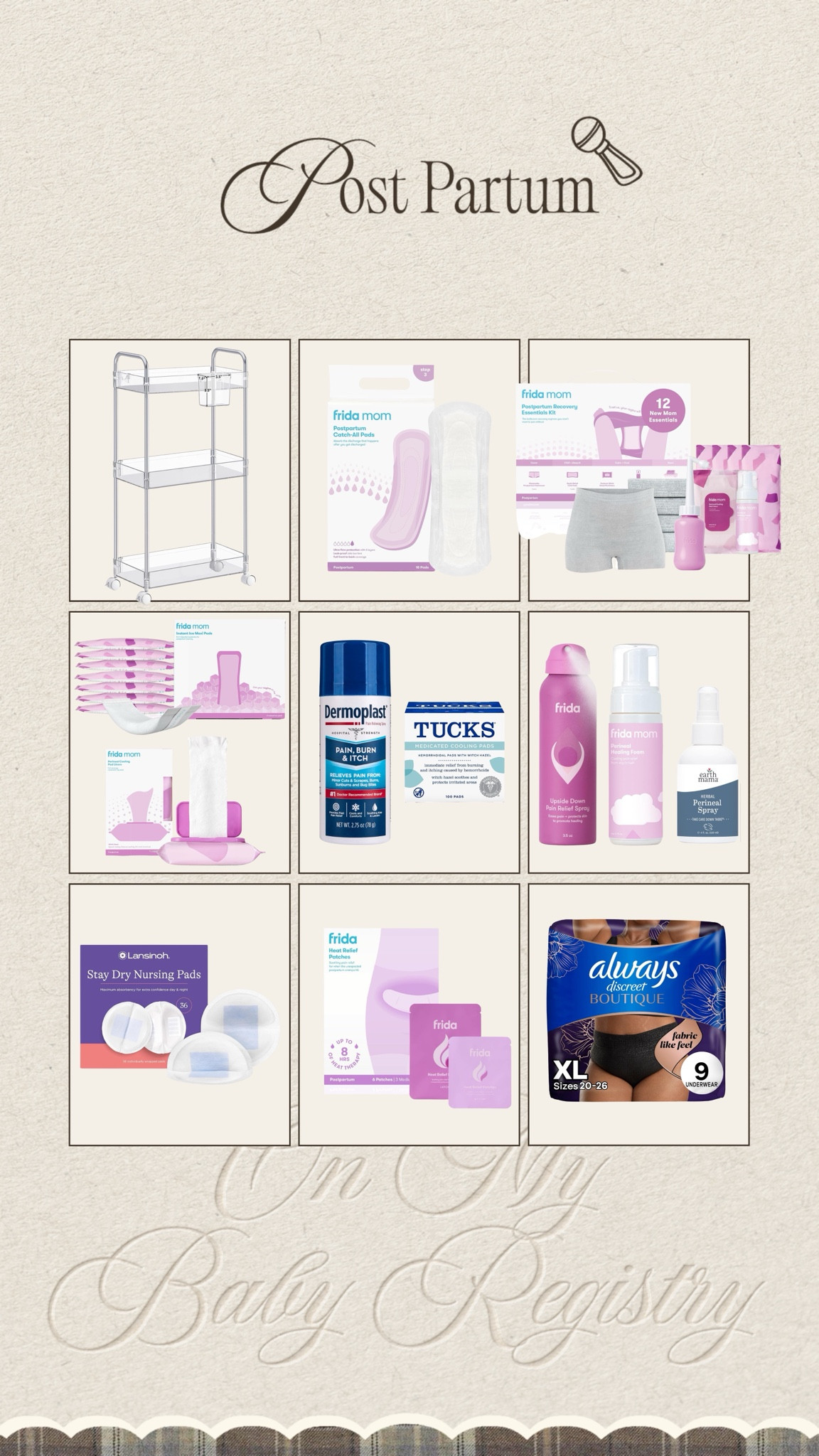 What I got to prepare for post partum🤍

#LTKBaby #LTKBump