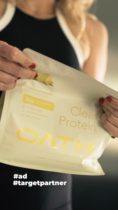 #AD Woke up late, got the kids out the door, and needed something quick and easy to keep me moving. @OathNutrition Clear Protein came to the rescue with 20g of complete, grass-fed protein and summer-ready flavors like Lemonade, Island Mango, and Coco Colada. Perfect for those fruity cravings on the go.
My favorite part? It has less than 1g of added sugar and I can grab it at @Target anytime. Huge thanks to @Target and @OathNutrition for sponsoring this post!
I’ve linked my favorite flavors in my @LTK shop — go check it out!

#Ad #OathNutrition #ClearProtein #TargetFinds #TargetPartner #Target
 @shop.ltk #liketkit