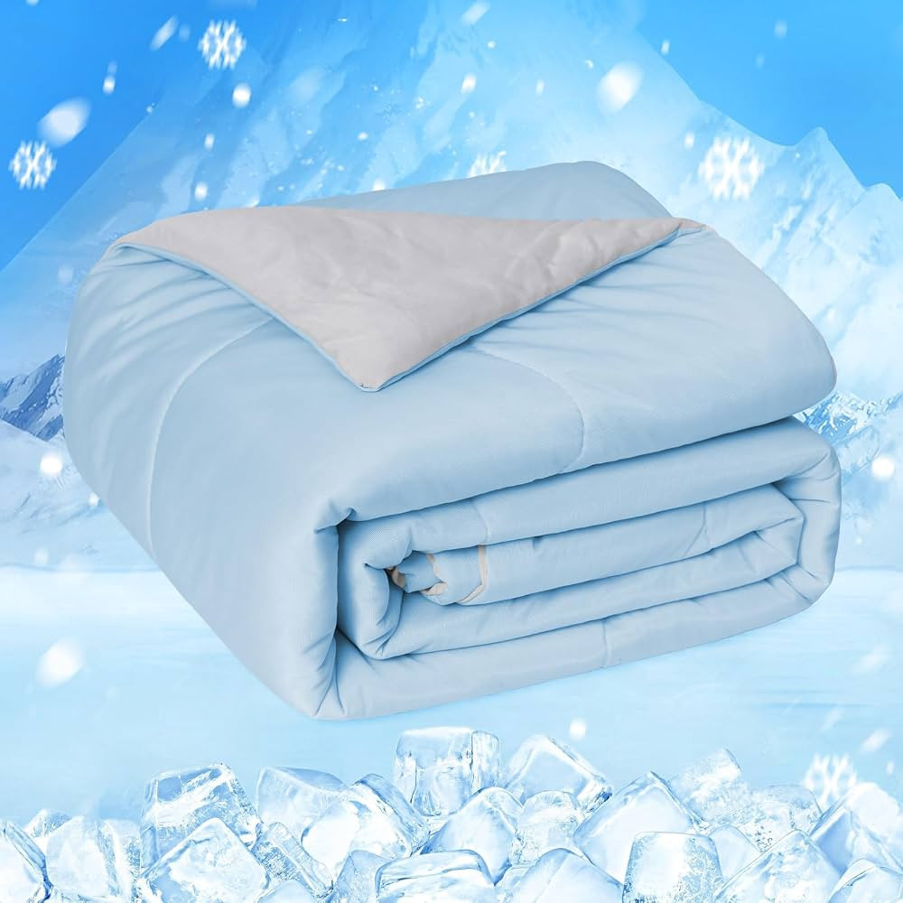 HOMFINE Cooling Comforter Japanese Double-Sided Arc-Chill Cold Tech Fabric Cooling Blanket for Ni... | Amazon (US)