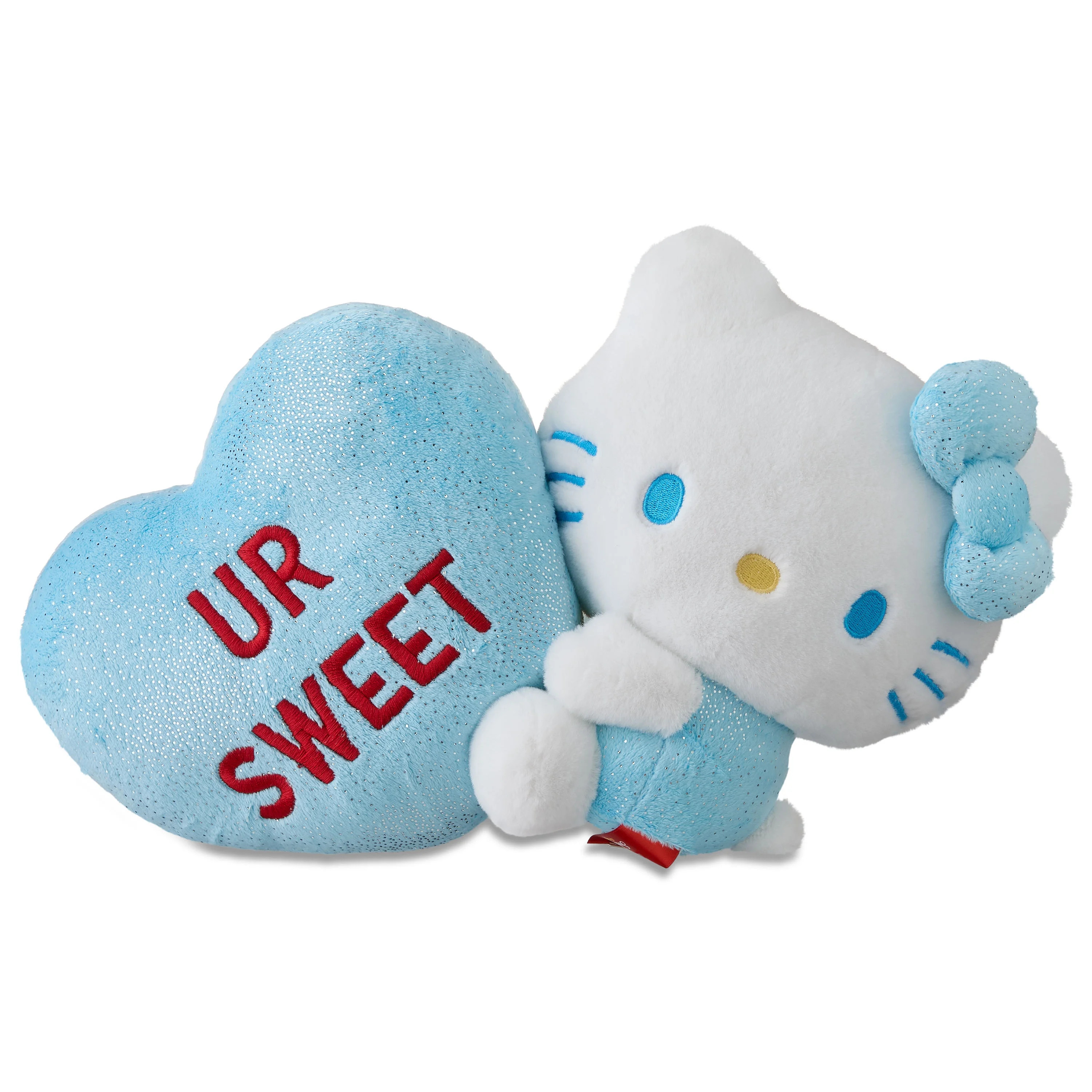 8" Hello Kitty ® Sweethearts Blue Plush Heart | Walmart (US)