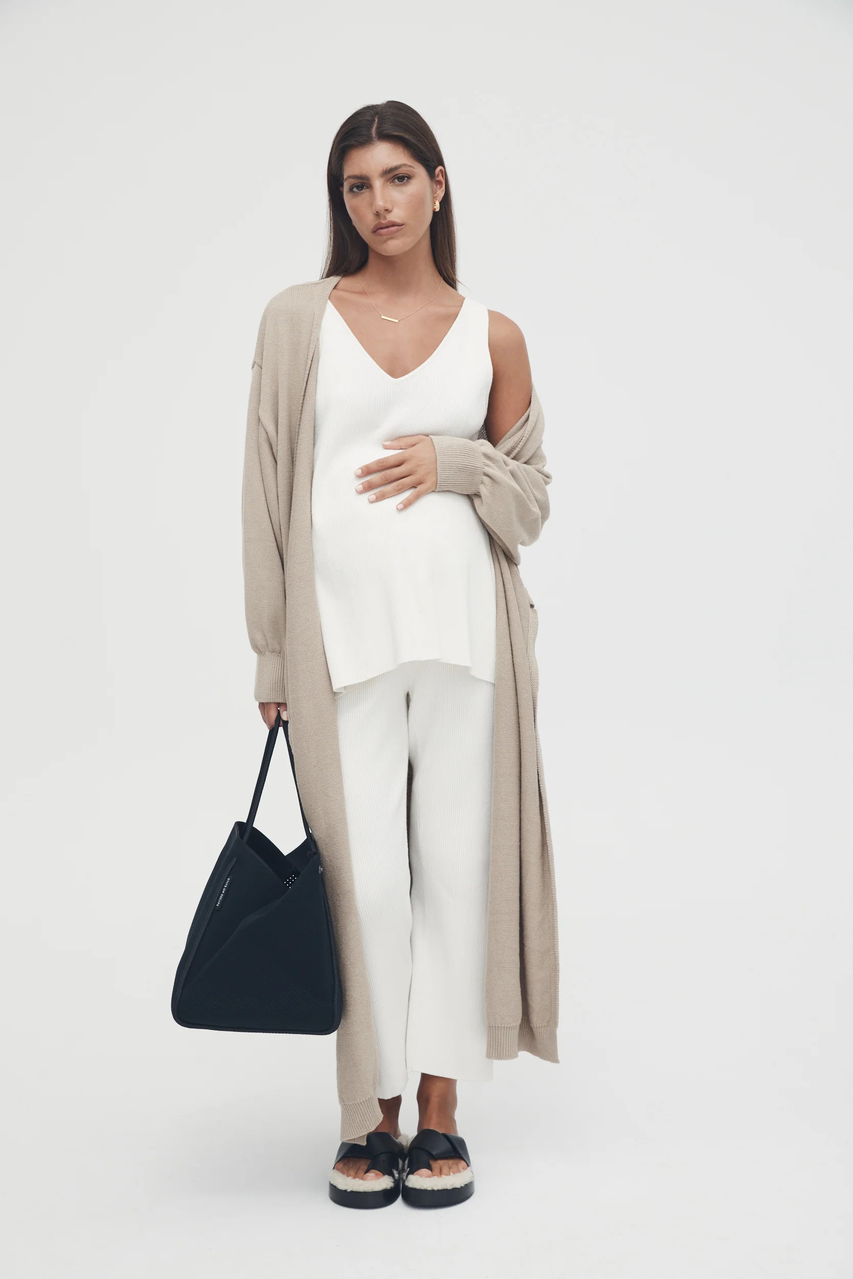 Knit Tank (Off White) | Legoe Heritage Maternity APAC