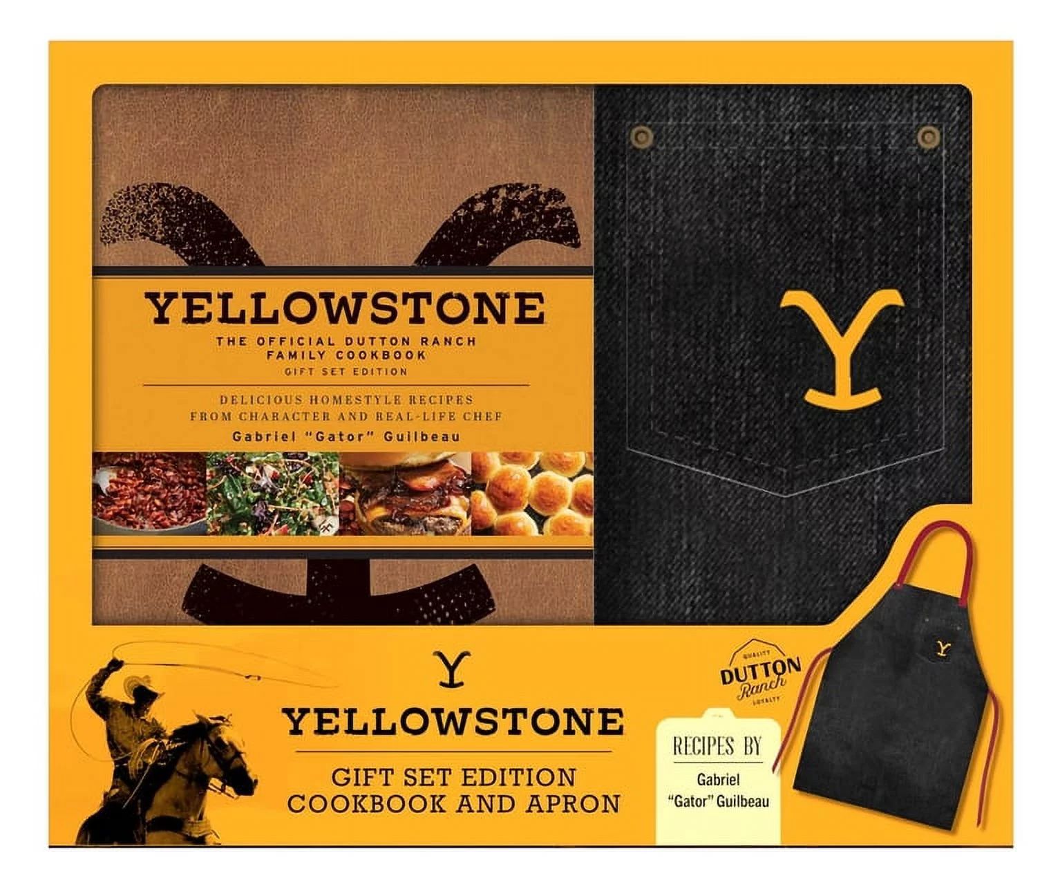 Yellowstone: The Official Dutton Ranch Family Cookbook Gift Set : Plus Exclusive Apron (Kit) | Walmart (US)