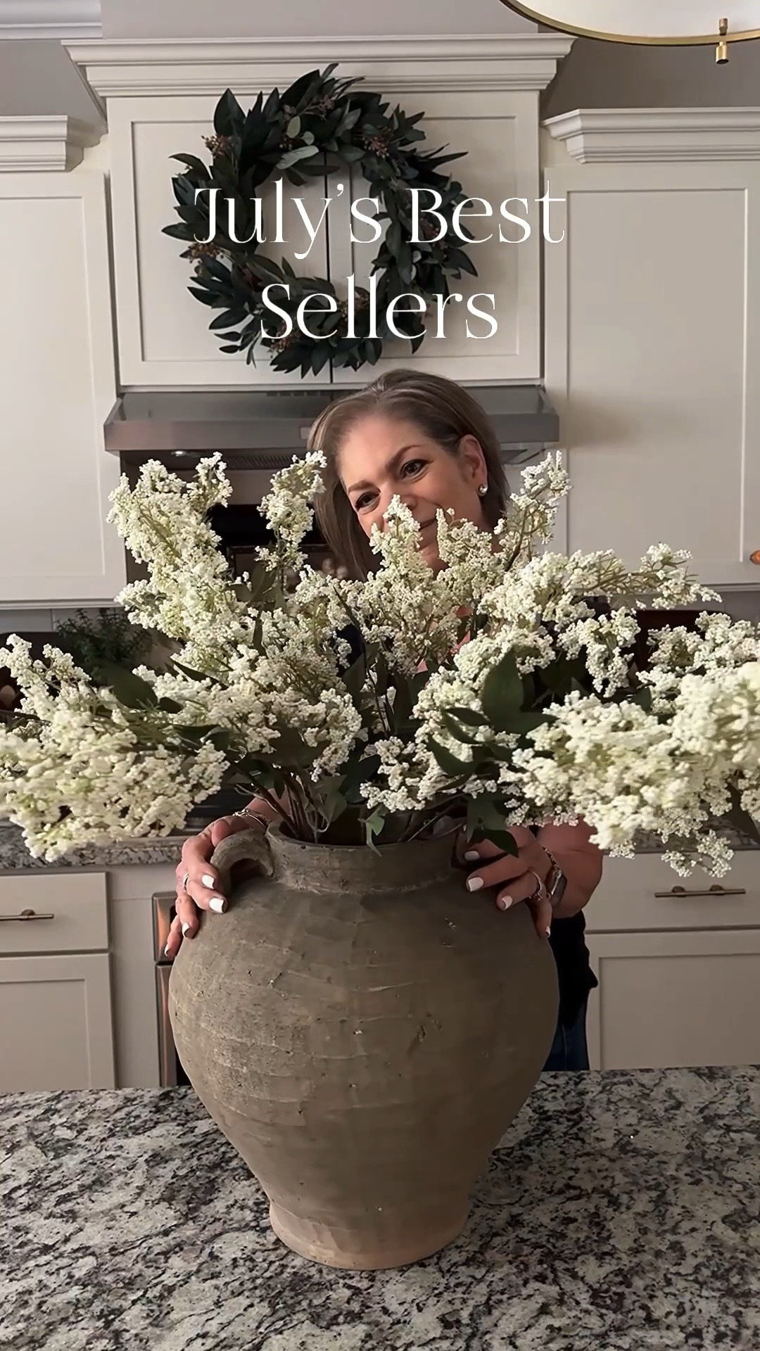 July’s Best Sellers!!
These have been best sellers for good reason…and I’d buy them all again🥰

White berry stems, taupe vase, console table, ottomans, vintage wood bowl, glass cylinder, flameless candles, stone pedestal, small vintage clay pot, black matches, umbrella bracket for posts, umbrella, burgundy floral throw blanket, mini burgundy hydrangeas, vintage sconce nightlight, anti-slip carpet treads for stairs, floor lamp with woven vase, fluted cream vase, wood tray, upholstered chair, vintage wood vase, bronze urn vase

#LTKSeasonal #LTKstorytime #LTKHome