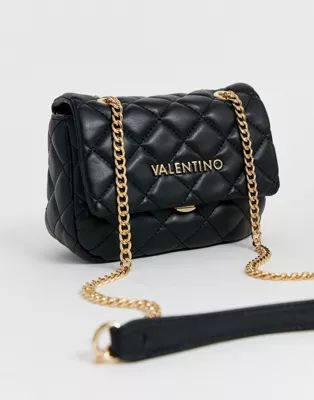 Valentino Bags – Ocarina – Gesteppte Umhängetasche mit Kettenriemen in Schwarz | ASOS (Global)