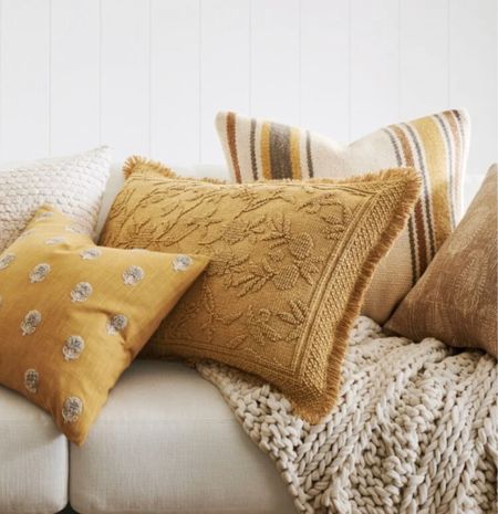 Fall Pillows 

Pottery Barn, Pillow covers, yellow pillow covers, fall pillow covers 

#LTKSeasonal #LTKfamily #LTKhome