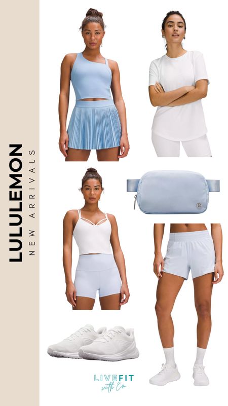Get ready to serve up style with Lululemon's latest arrivals, featuring the game-changing windmill blue tennis skirt and versatile biker shorts. Love your workout wardrobe with these fresh pieces, perfect for a match on the courts or a spin around the city. Find the perfect pairing with essential tops, sneakers, and accessories—all linked for easy shopping. Dive into the new hues and stay ahead in the style game! #LululemonNewArrivals #TennisFashion #WorkoutWardrobe #WindmillBlue #AthleisureLove #LiveFitWithEm

#LTKActive #LTKfitness #LTKstyletip