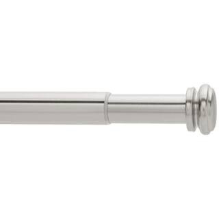 Home Decorators Collection 72 in. - 144 in. Mix and Match Telescoping 1 in. Single Curtain Rod in... | The Home Depot