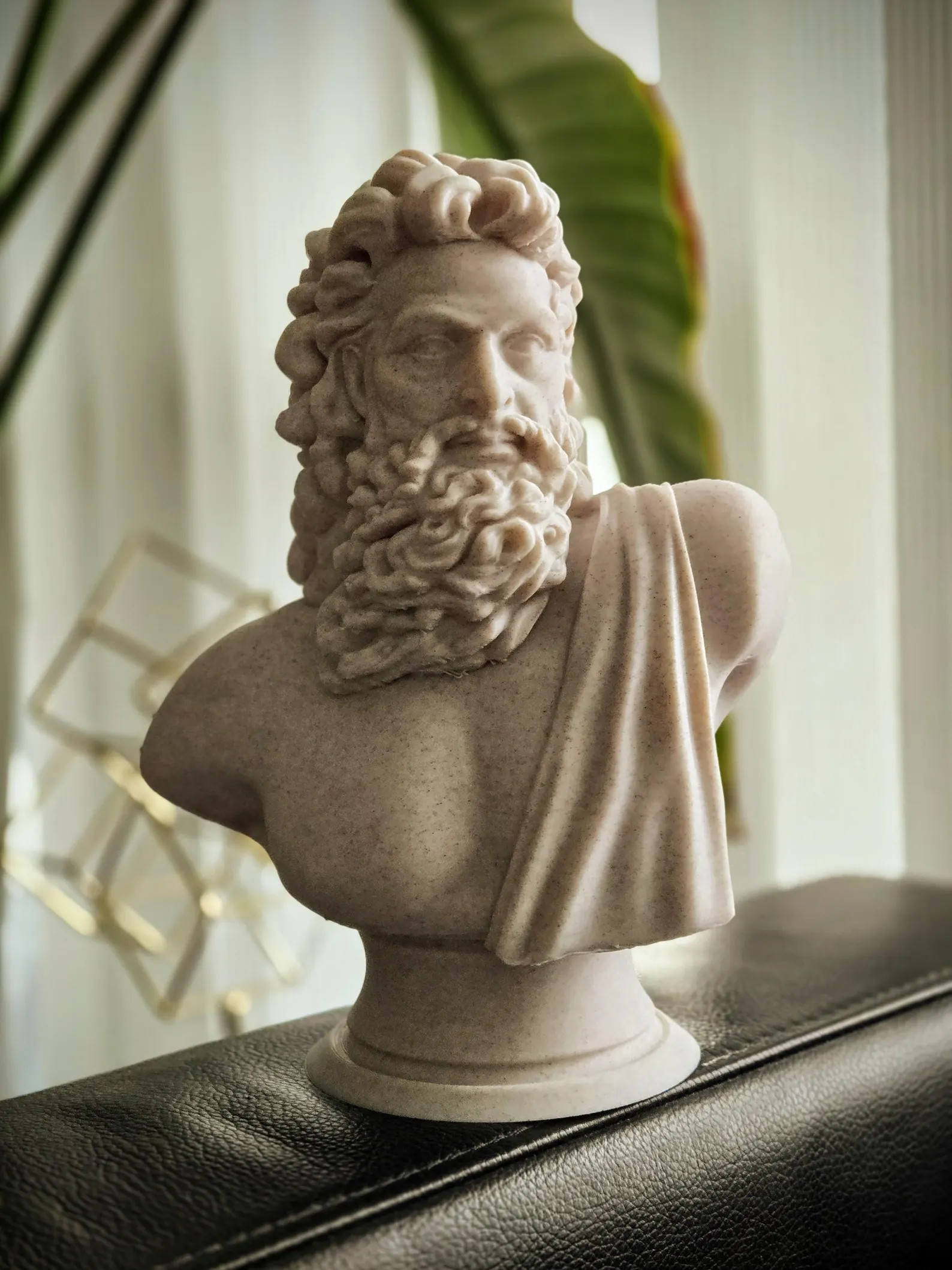 Marble Composite Bust of Zeus - Greek God of Thunder - Ancient Greek Mythology Decor - Great Gift... | Etsy (Global)