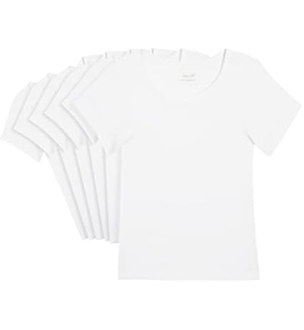 5 Pack Girls Shirts Short Sleeve Shirt Girls T Shirts Soft Cotton Tees Kids Tshirts Girls Clothes... | Amazon (US)