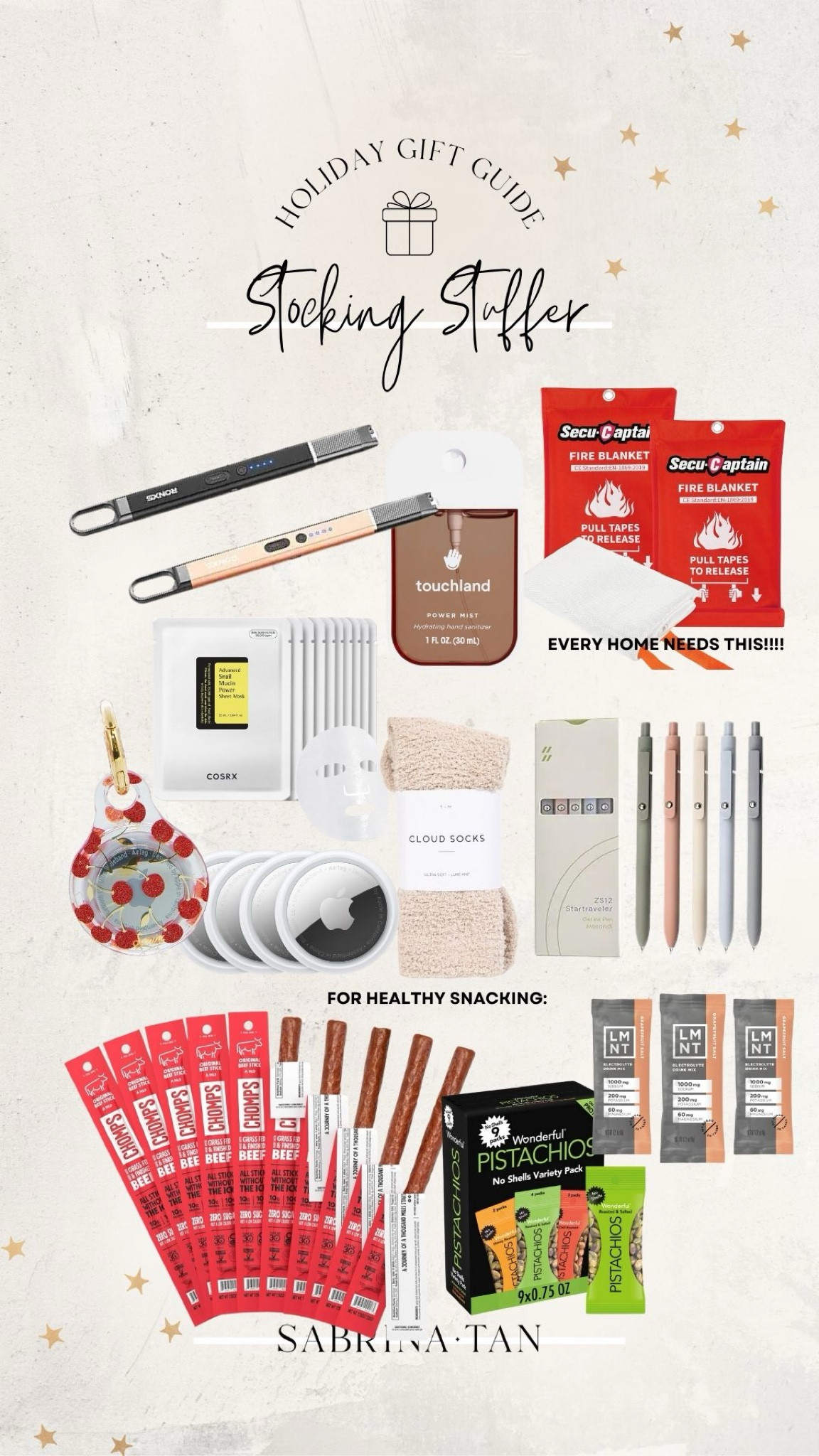 Useful stocking stuffers
Healthy snacks 


#LTKHoliday #LTKFindsUnder50 #LTKGiftGuide