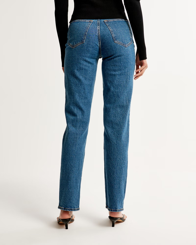 Women's Ultra High Rise 90s Straight Jean | Women's Bottoms | Abercrombie.com | Abercrombie & Fitch (US)