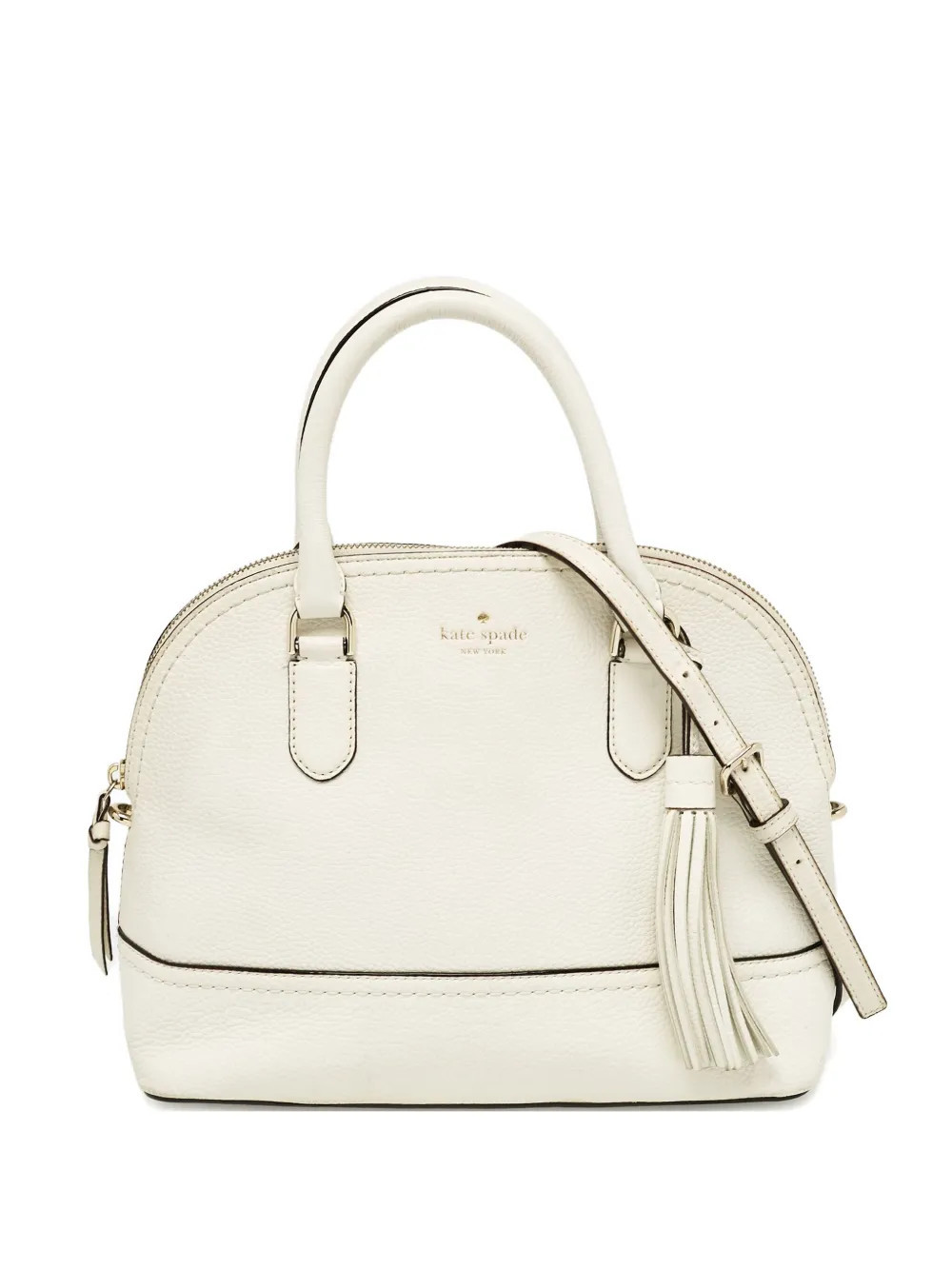 Kate Spade leather tote bag - White | Farfetch Global