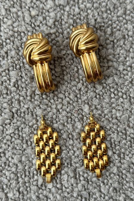 Retro gold earrings are such a vibe this summer ⚜️⚜️
Gold twist earrings | Chain earrings | Monica Vinader gold vermeil | Gift ideas | Vintage antique jewelry 

#LTKstyletip #LTKeurope #LTKover50style
