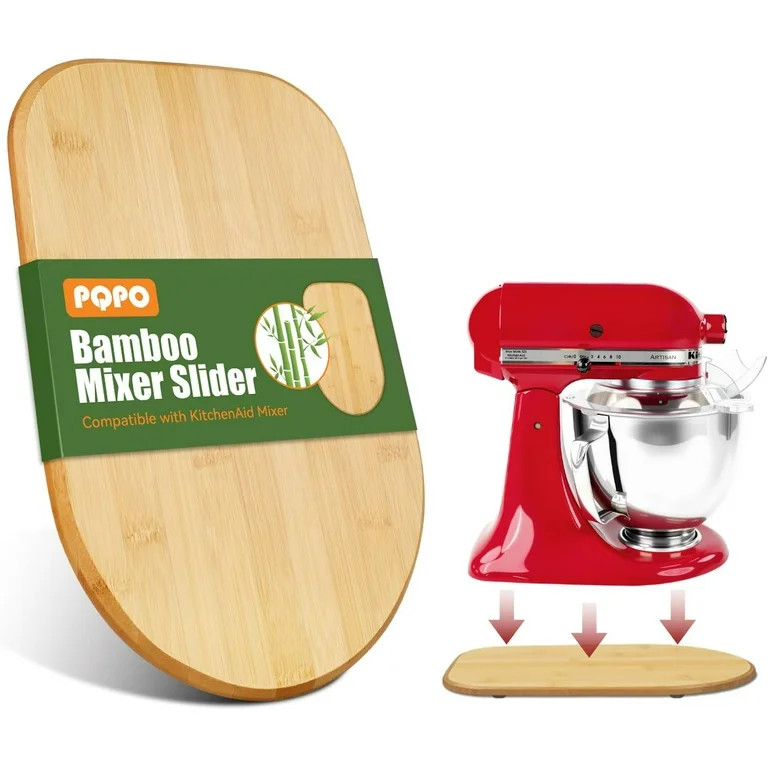 Bamboo Mixer Slider Compatible With Kitchenaid Stand Mixer,Easy-To-Move, Countertop-Protecting Mi... | Walmart (US)