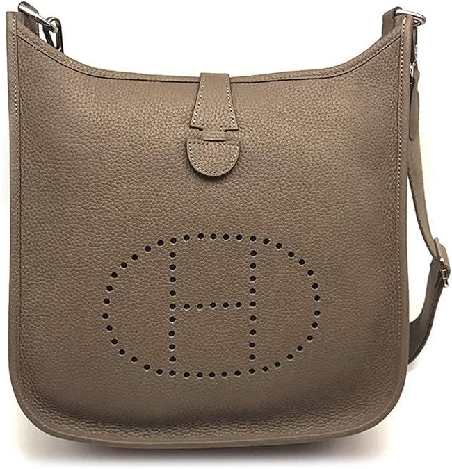 PREMIUM TOGO BUCKET BAG/ 1.5" THIN STRAP Genuine Leather Premium Togo Calfskin Womens French shou... | Amazon (US)