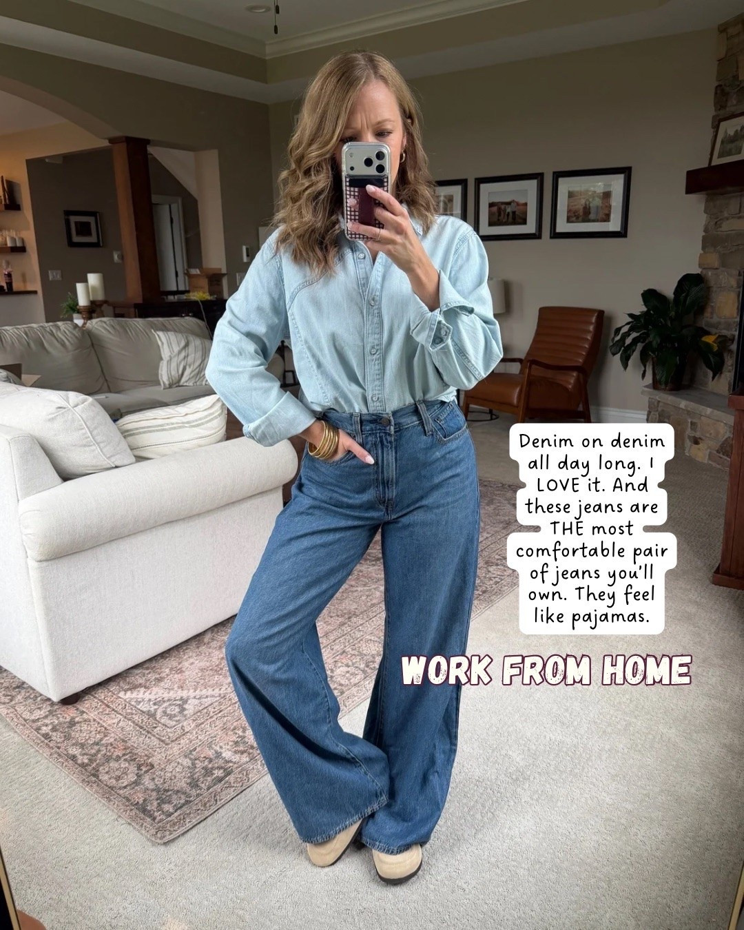 Give me all the denim. When I don’t know what to wear, I just pull denim! These cinch wide leg jeans feel like pjs!!

#LTKgrwm #LTKootd #LTKSeasonal