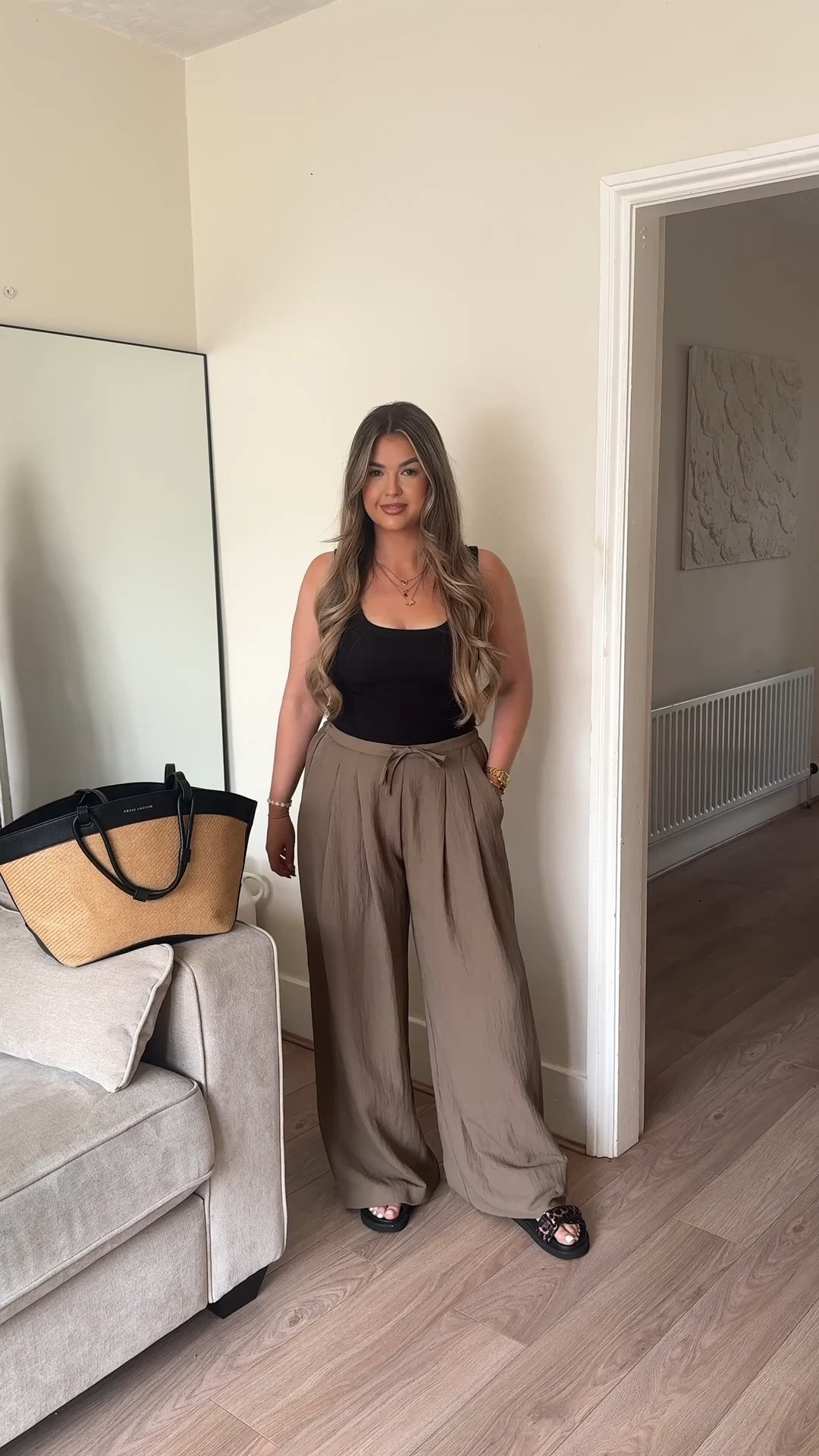What I wore.. for a day with the kids 
wide leg trousers, summer outfit, summer, summer inspo, summer style, holiday outfits, asos, Stradivarius 

#LTKsummer #LTKuk #LTKeurope