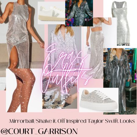 Taylor Swift Outfit Ideas:  1989!  Included all things Mirrorball and Shake it Off silver sequin sparkles!  Bejeweled Sneakers & multiple Taylor Swift Concert looks! 💎💎💎💎
.
.
 I linked some sparkly tights too💎💎💎💎💎
.
.
.
#erastour #Rep #Reputation #nashvilleoutfit #countryconcert #dresses #vacationoutfit #taylorswift #sequin 
#swifties #sparkletights #lavenderhaze #lavender #midnights #lover 
#youneedtocalmdown #rainbow #colorfulsparkles #bejeweled #midnights #speaknow #fearless 
#mirrorball #1989 #shakeitoff 
#sequinblazer #silversequins 




#LTKFind #LTKFestival #LTKstyletip