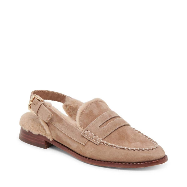 Women's Dolce Vita Hardi Plush Loafers Regular 7.5 Mushroom | Scheels