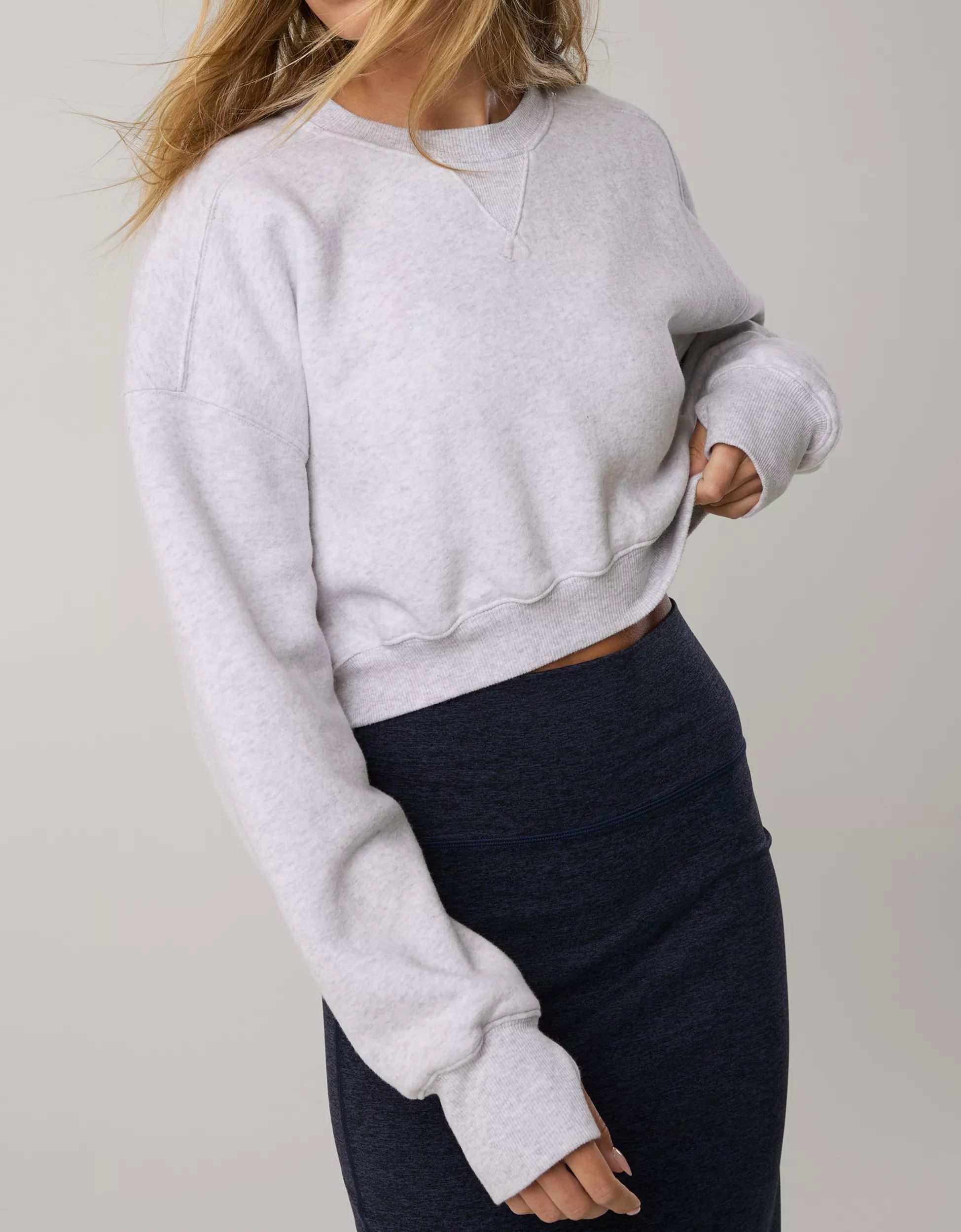 Cropped Crewneck Sweatshirts  | American Eagle Outfitters (US & CA)