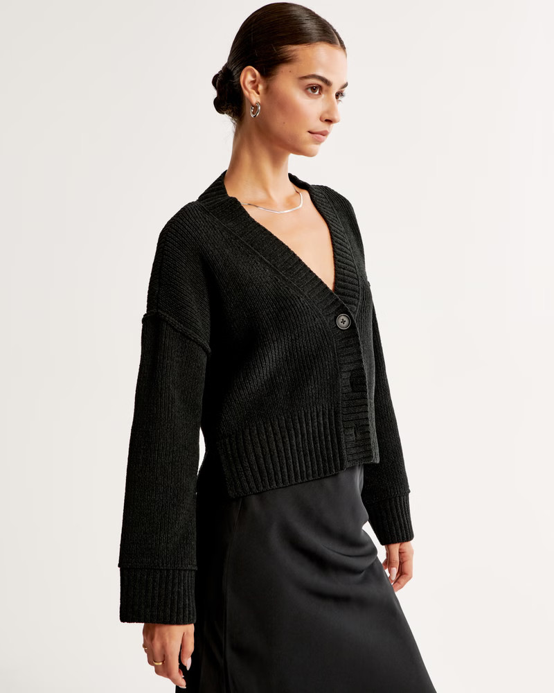 Chenille Cardigan | Abercrombie & Fitch (US)