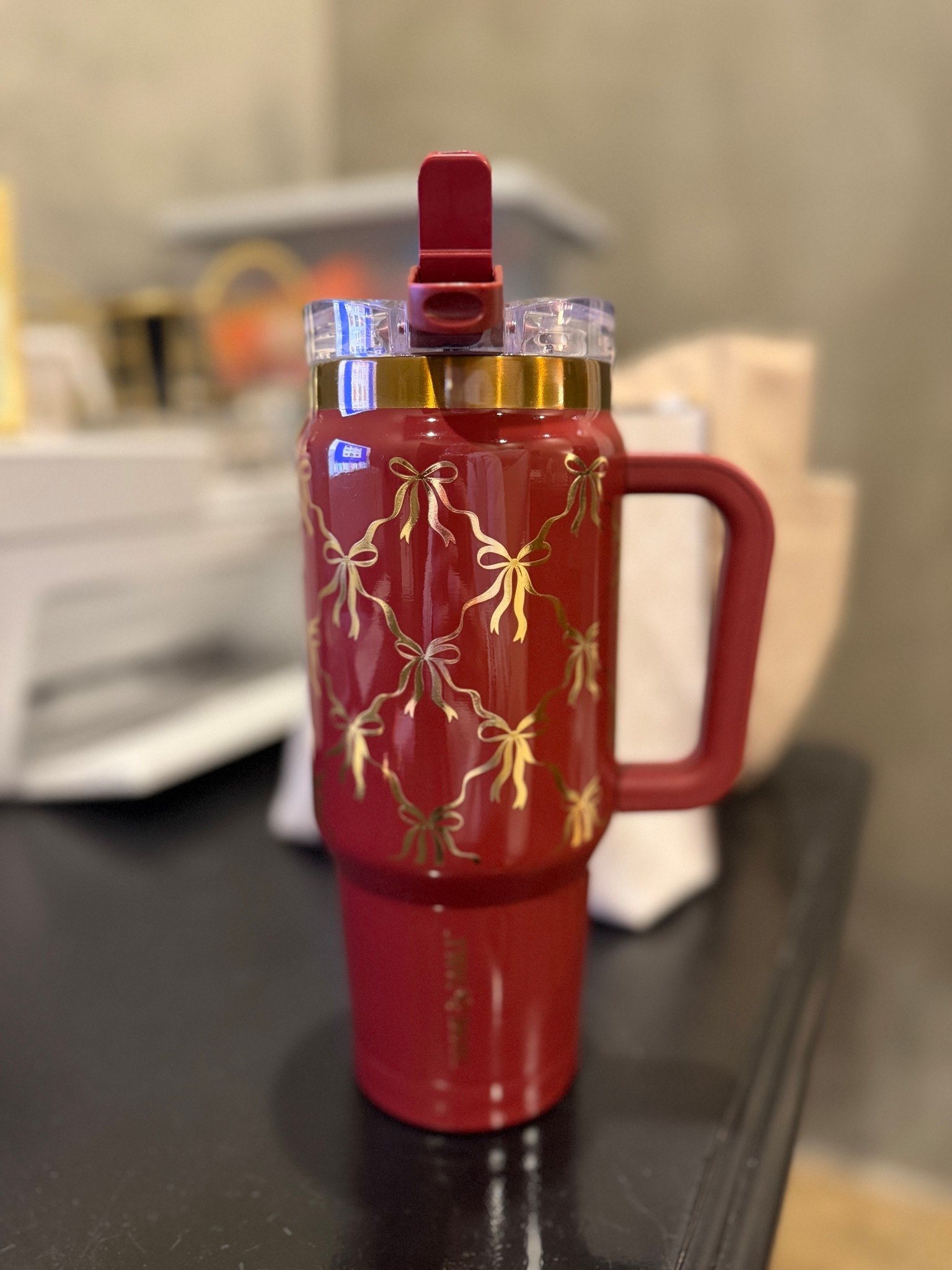 Linking my bow tumbler 🎀 so obsessed

#LTKHome #LTKSeasonal