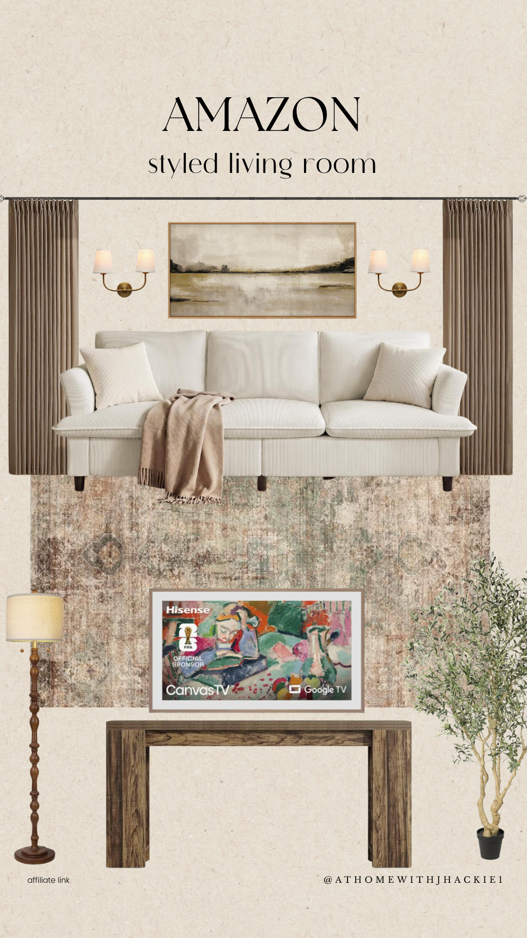 Amazon living room decor, neutral living room ideas, organic modern living room, amazon sofa styling, neutral rug living room, wall art amazon, living room layout ideas, cozy living room decor, amazon curtains neutral, console table decor, floor lamp amazon, modern classic living room, earthy living room tones, affordable living room design, amazon home styling ideas 

 

#LTKHome