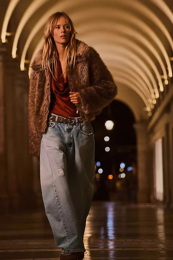 Low-Rise Barrel Jeans | Anthropologie (US)