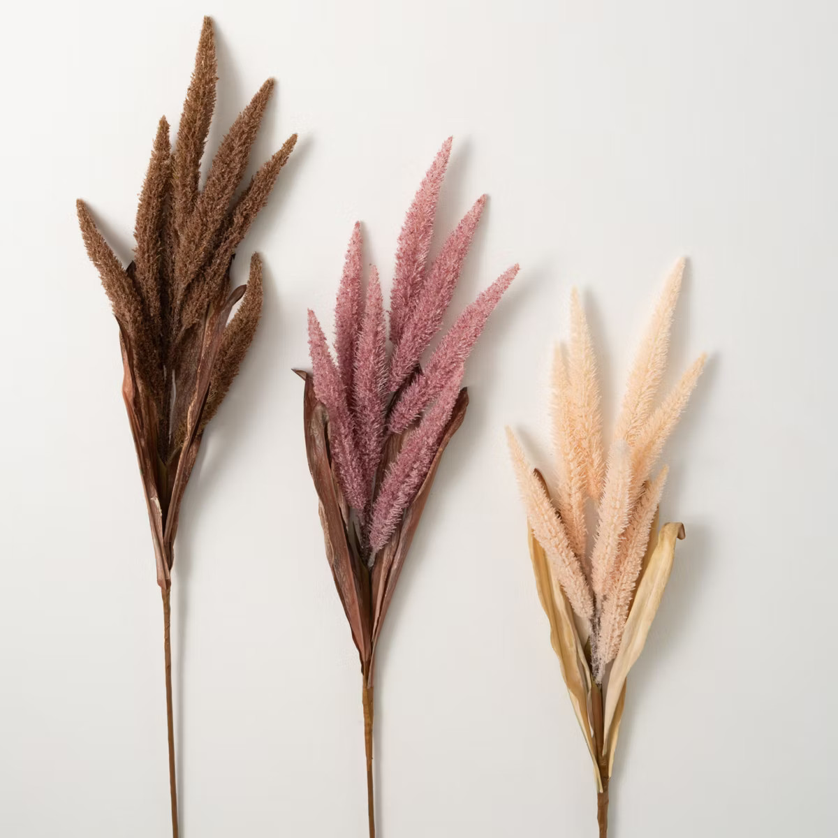 35.5"H Sullivans Tall Desert-Hued Grass Plumes Set of 3, Multicolor | Target