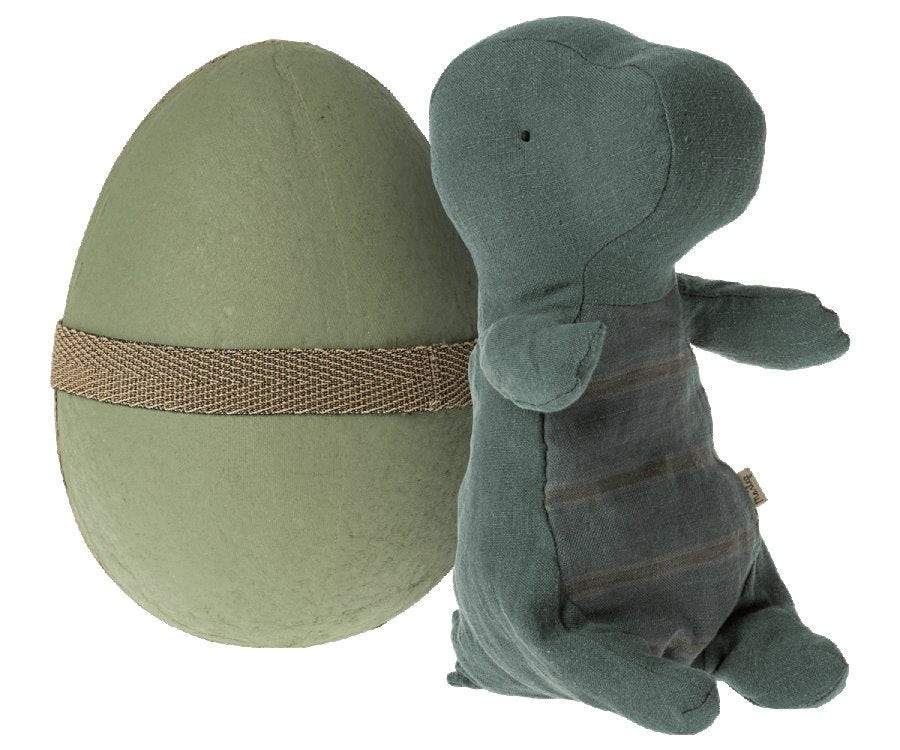 Gantosaurus in Egg, Small - Dark Petrol | Bohemian Mama