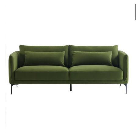 Green modern couch