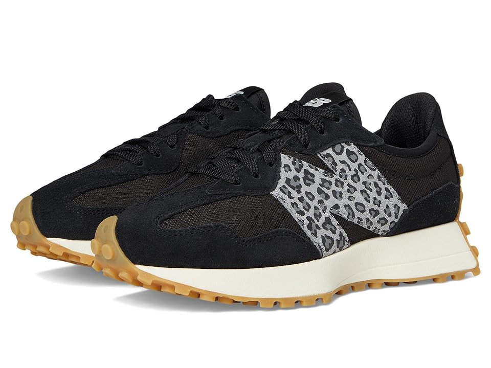New Balance Classics 327 Women's Shoes Black/Black : 10.5 B - Medium, Synthetic/Suede | Zappos