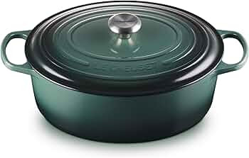 Le Creuset Enameled Cast Iron Signature Oval Dutch Oven, 8 qt., Artichaut | Amazon (US)