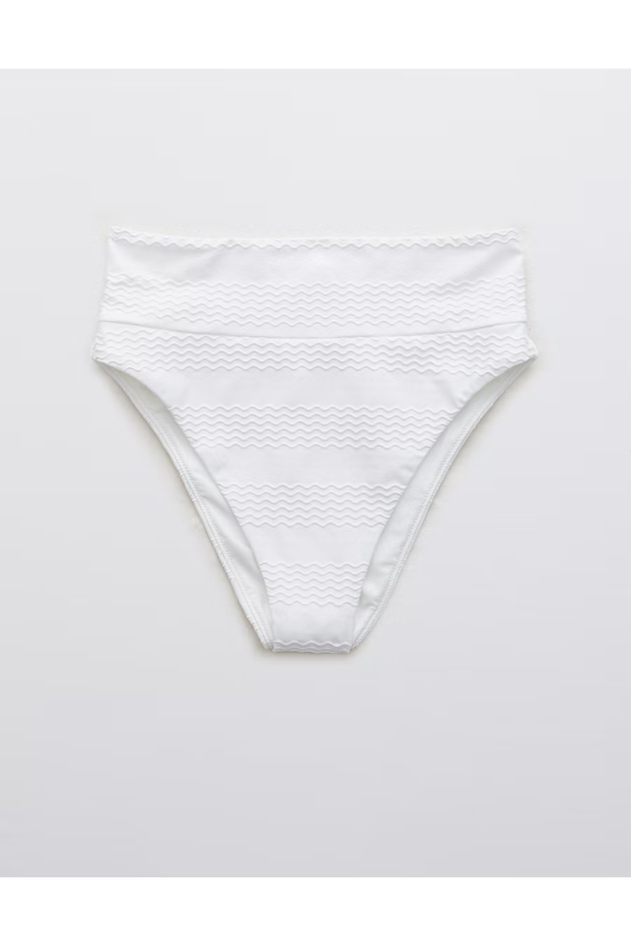 Aerie Jacquard High Cut Cheeky Bikini Bottom | American Eagle Outfitters (US & CA)