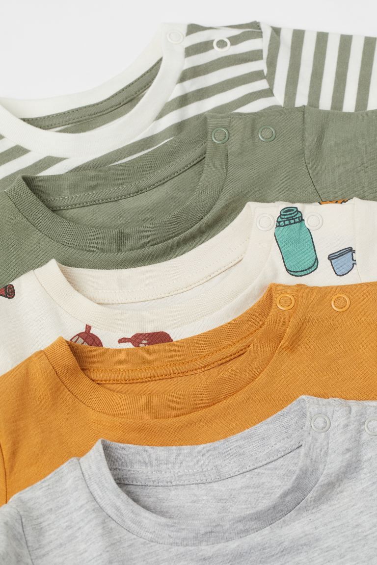 5-pack Cotton Shirts | H&M (US + CA)