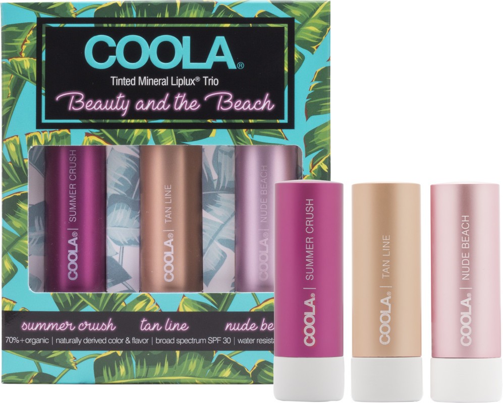 Online Only Beauty & The Beach Mineral Liplux Trio SPF 30 | Ulta