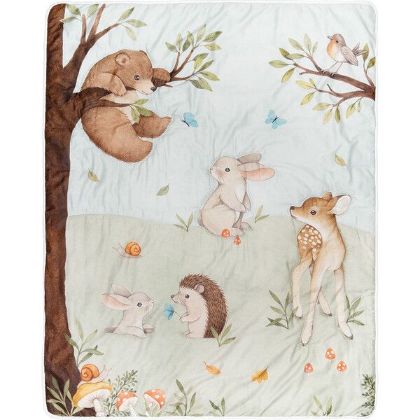 Enchanted Forest Toddler Comforter - Rookie Humans Duvet Sets | Maisonette | Maisonette