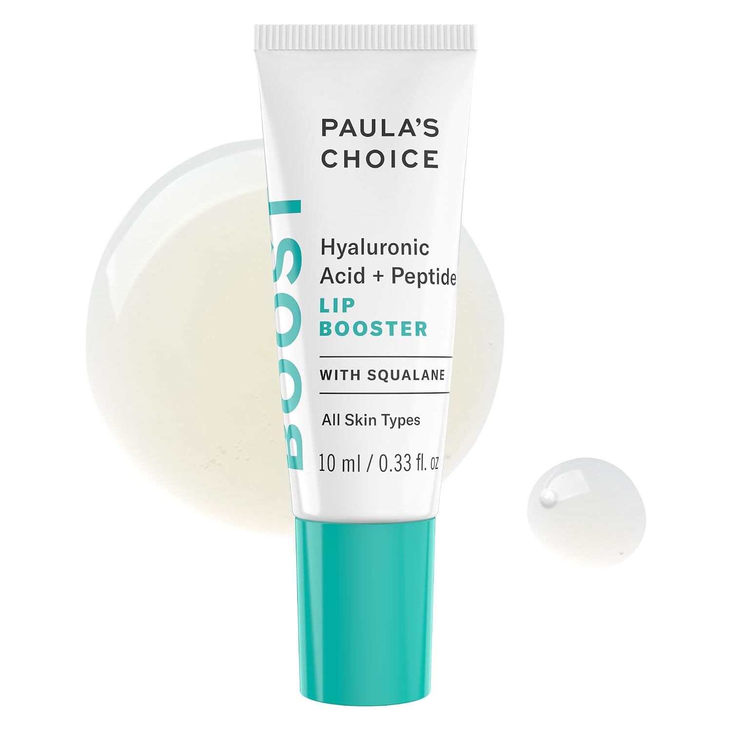 Paula's Choice BOOST Hyaluronic Acid + Peptide Lip Booster, Hydrating Treatment for Lip Volume, Loss of Firmness & Fine Lines, with Squalane, Fragrance-free & Paraben-free, 0.33 Fluid Ounces | Amazon (US)