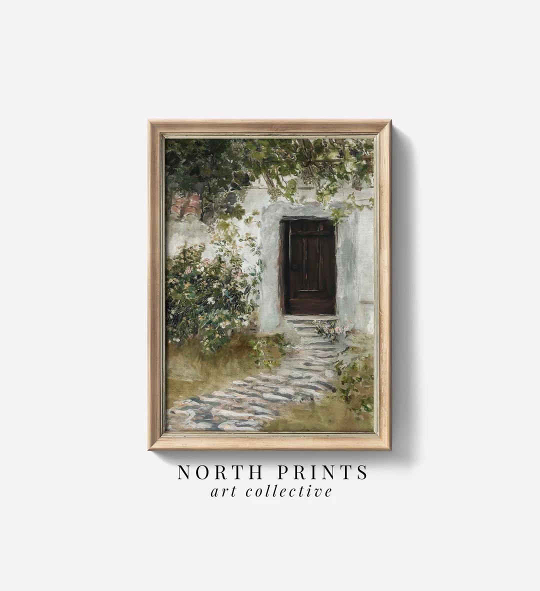 Vintage Spring Cottage Painting PRINTABLE Art Summer Farmhouse Bedroom Digital Download Wall Art ... | Etsy (US)