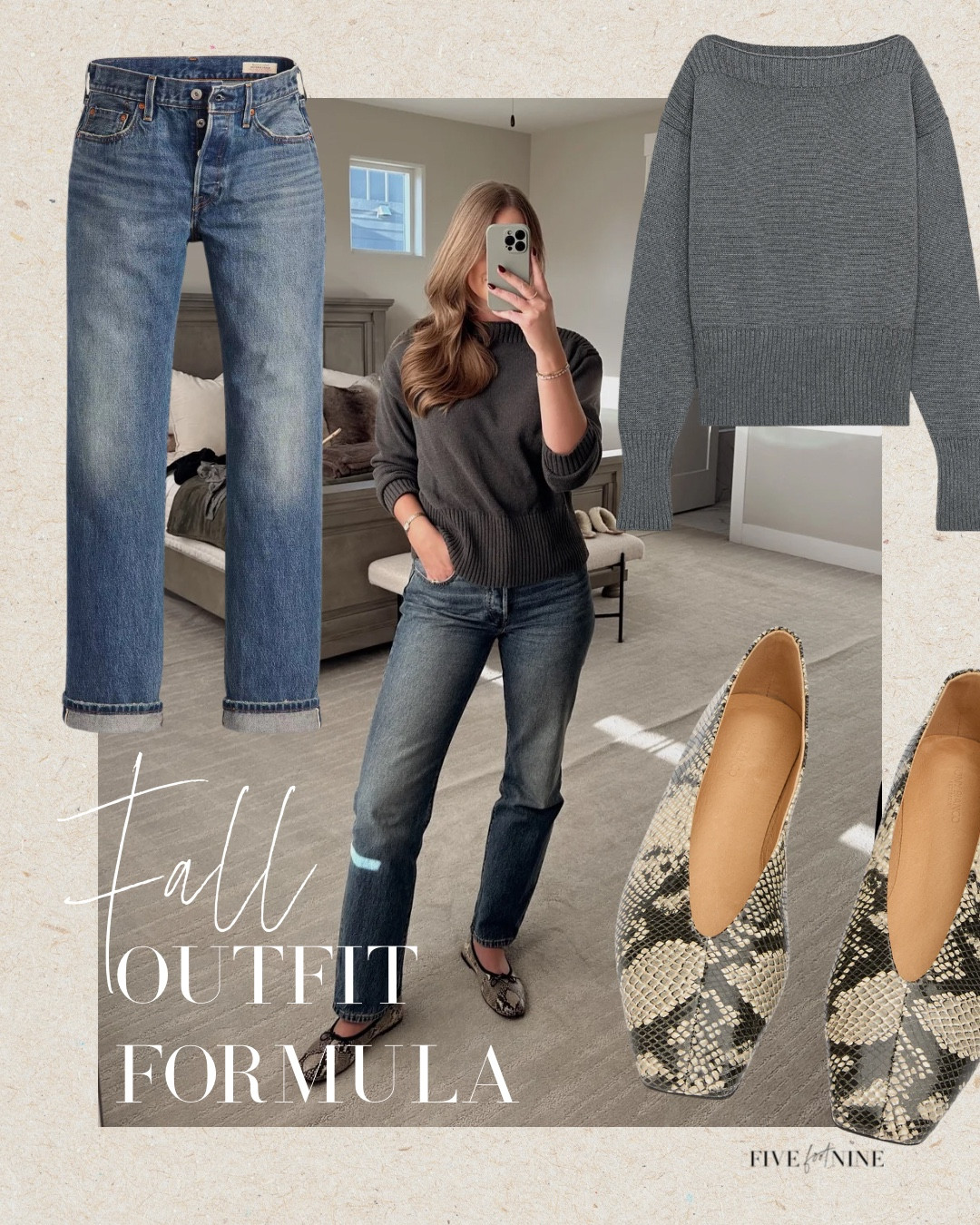 My fall outfit formula: jeans + sweater + flats 

#LTKTall #LTKSeasonal