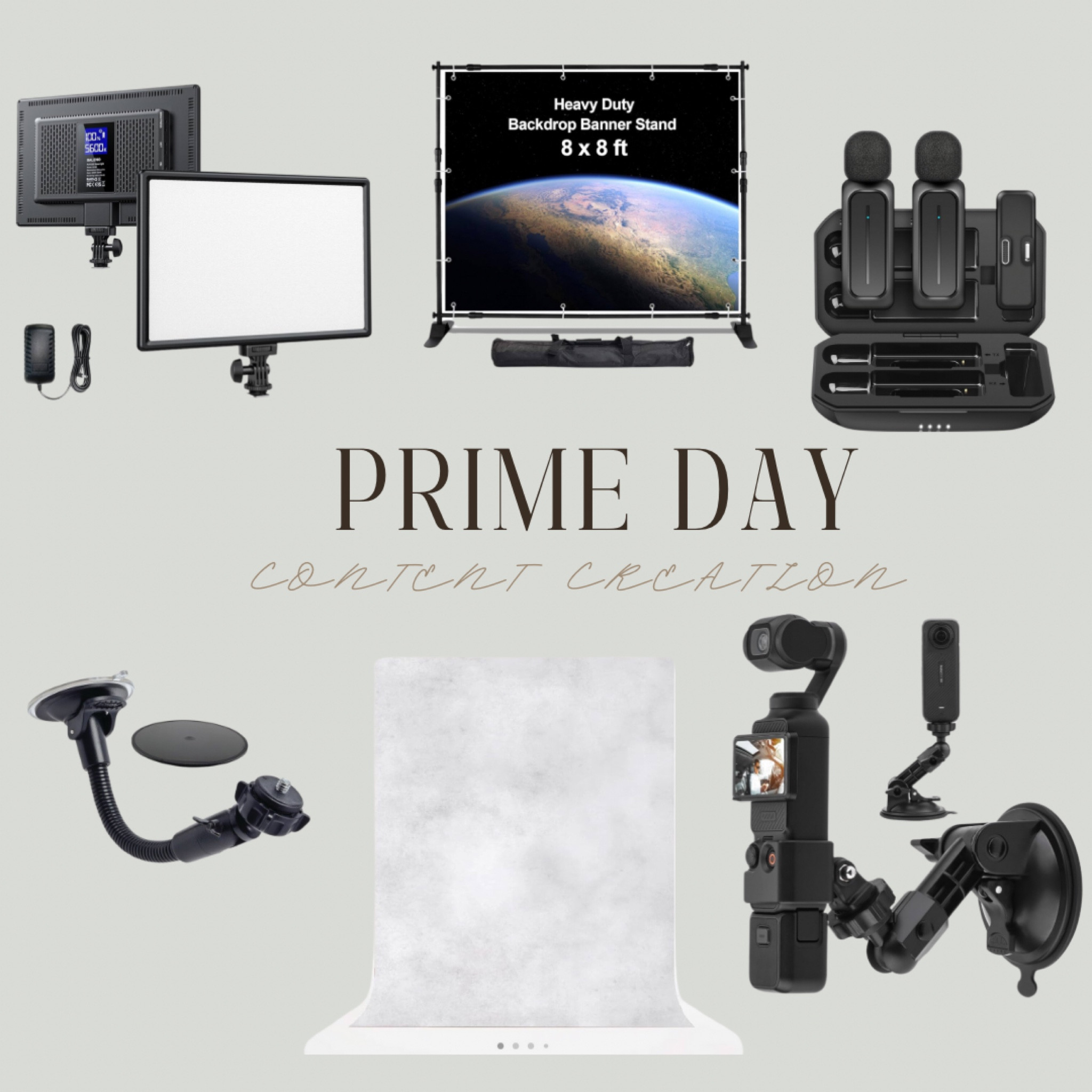 Prime day creator must have kit 💕

#LTKFindsUnder100 #LTKVideo #LTKSaleAlert