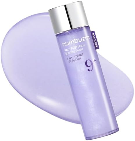 numbuzin No.9 NAD+ PDRN Glow Boosting Toner, Hydrating & Firming Toner for Wrinkles, Fine Lines &... | Amazon (US)