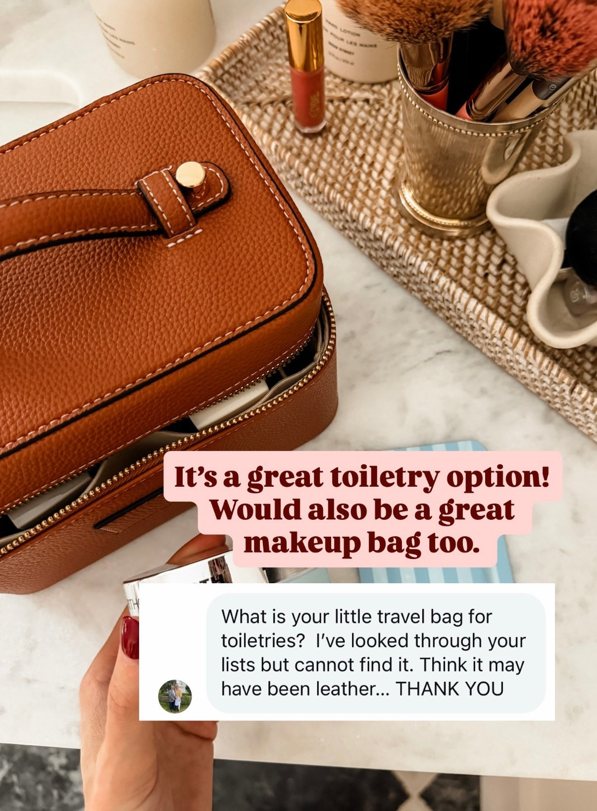 I have been trying out this toiletry/make up bag and really like it! It’s an Amazon find! I also got the black! I’m really impressed with the quality!

Loverly Grey, Amazon, toiletry bag, make up bag, travel finds, gift ideas under $50

#LTKGiftGuide #LTKTravel