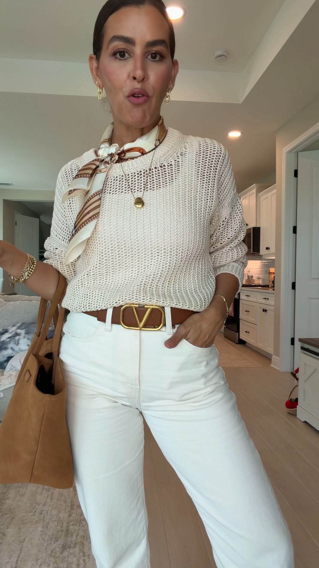 Chic Fall ootd! Lipstick: hush 320. Size 27 in jeans, size M in sweater, s in tank top. Suede shoes are tts. 
@levi @Brochu Walker @Tuckernuck @mgemi

#LTKootd #LTKSeasonal #LTKU