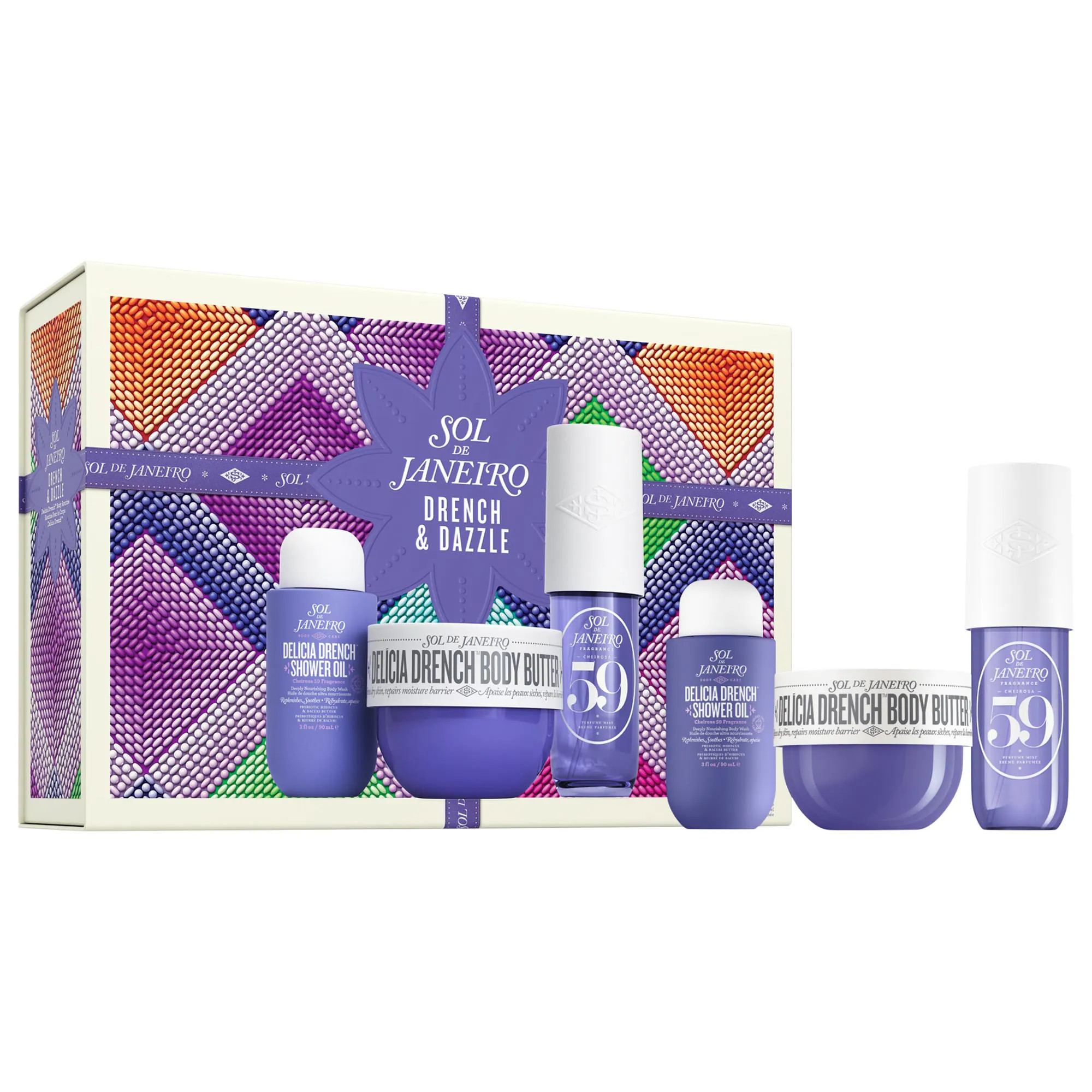 Sol de Janeiro Drench & Dazzle Delícia Drench Body Routine Gift Set | Sephora (US)
