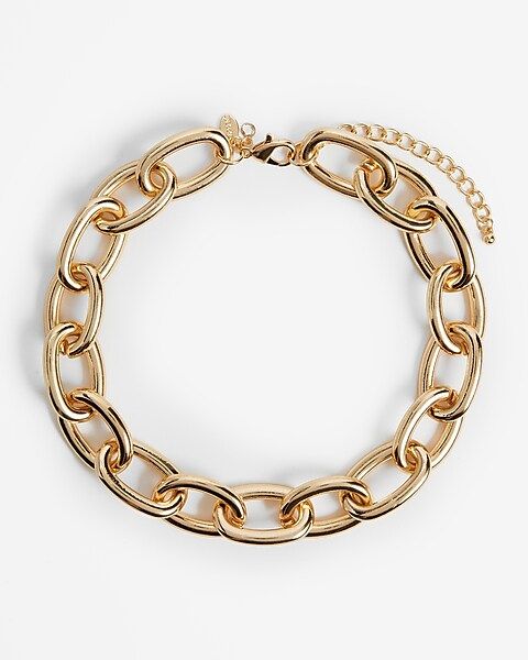 Thick Linked Chain Necklace | Express