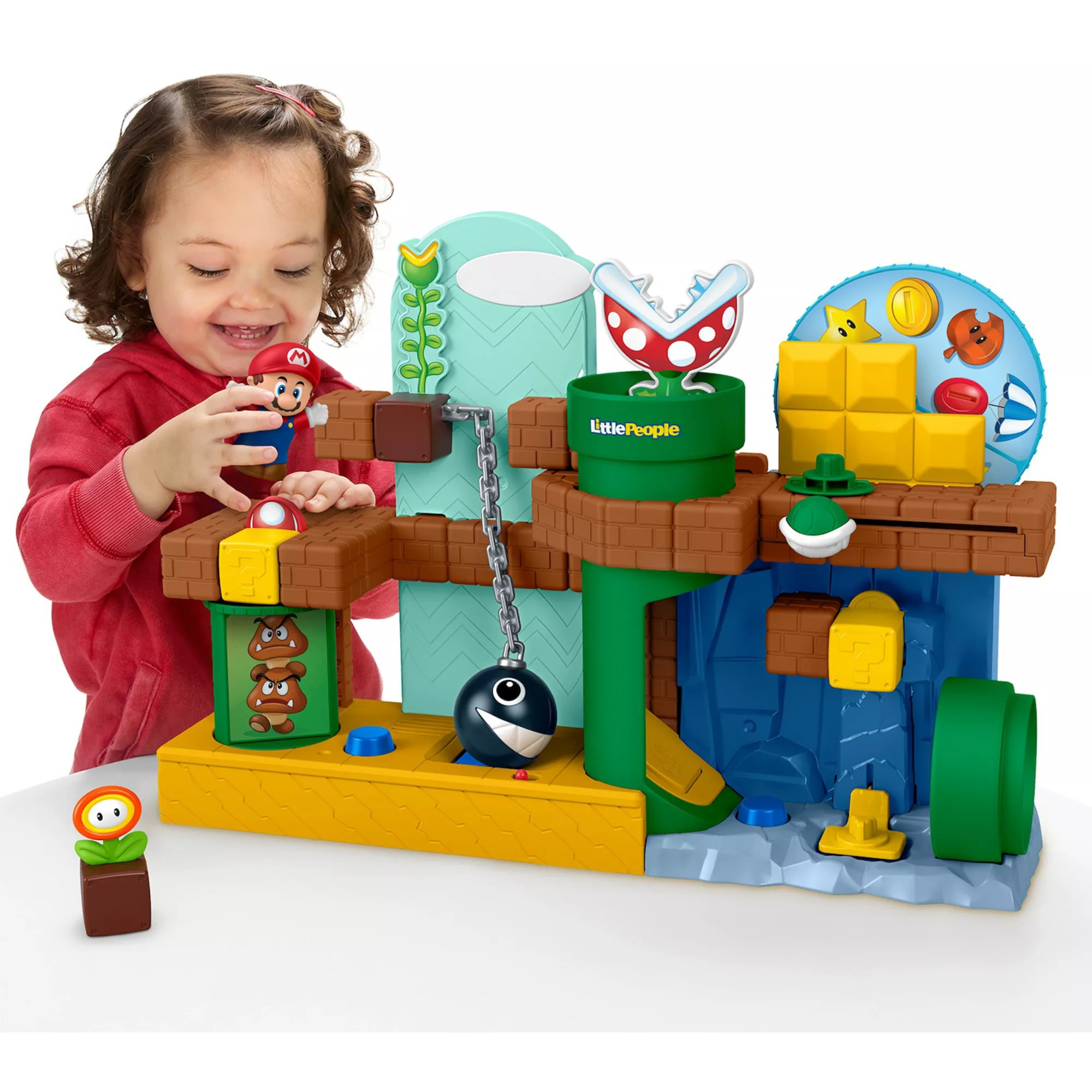 Fisher-Price Little People My Mario Adventure Musical Playset with 2 Figures | Kohl's