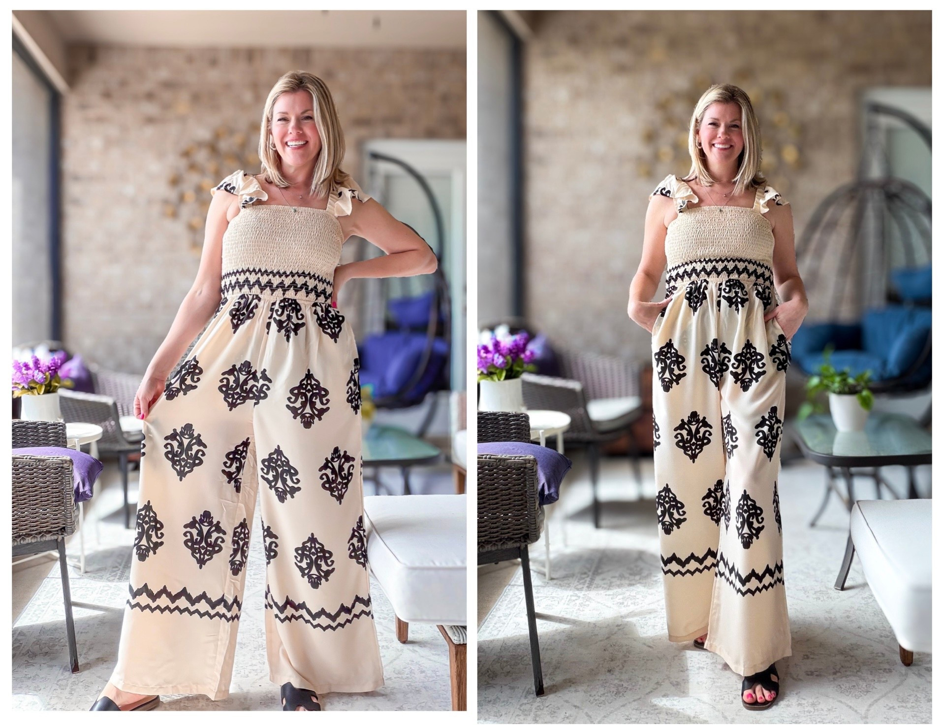 The most comfortable jumper, romper for spring and summer! Dress up or down. Comes in many colors. I’m wearing medium. 

#LTKootd #LTKSpringSale #LTKmomlife